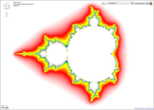 Fractales en un experimento de Google Labs