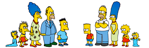Los Simpson ayer y hoy
