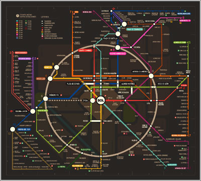 Mapa del Metro / Javier Noguerol