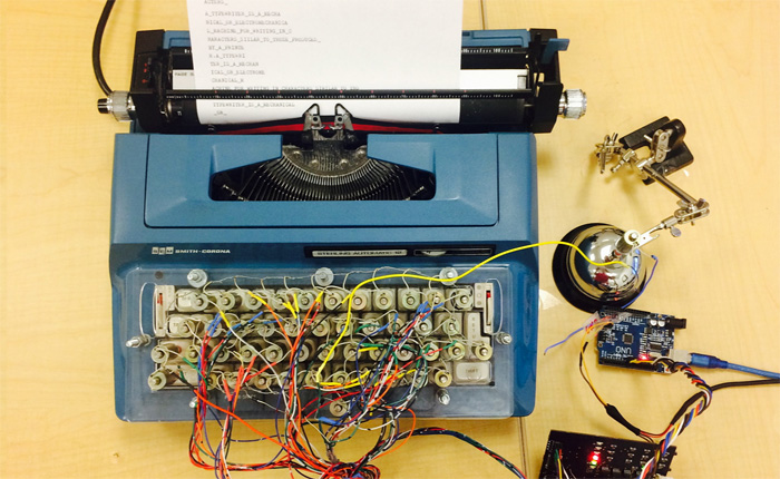 Maquina-De-Escribir-Impresora-Arduino