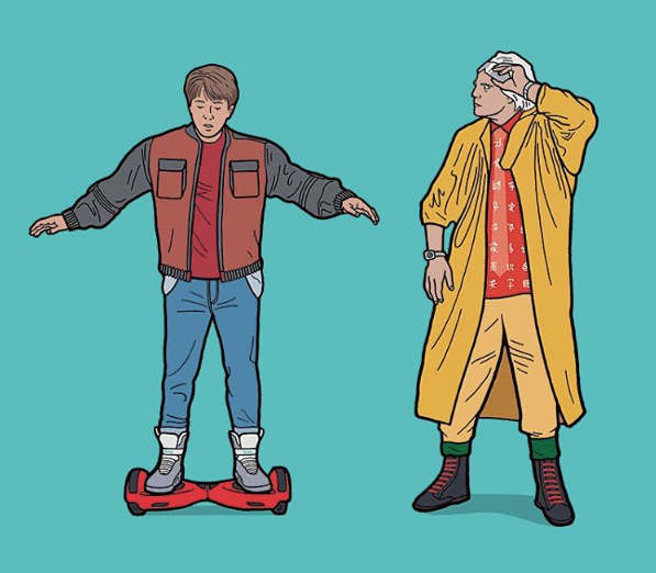 Marty mcfly hoverboard
