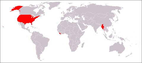 Países que todavía NO utilizan el Sistema Métrico