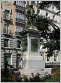 Estatua de Cervantes en Madrid (CC) caribb en Flickr