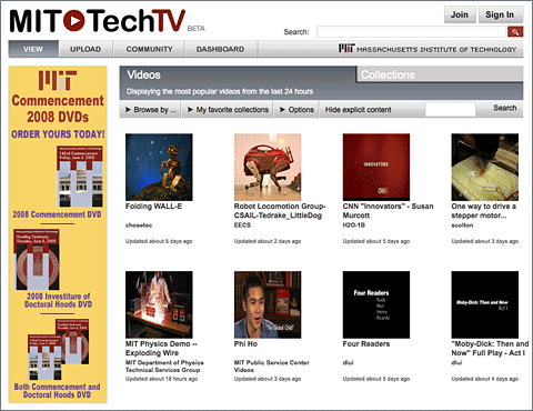 MIT Tech TV: el YouTube del MIT