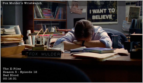 Fox Mulder y su reloj