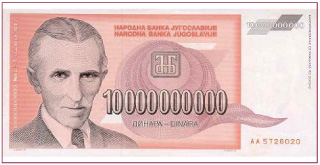 Nikola-Tesla-Billete