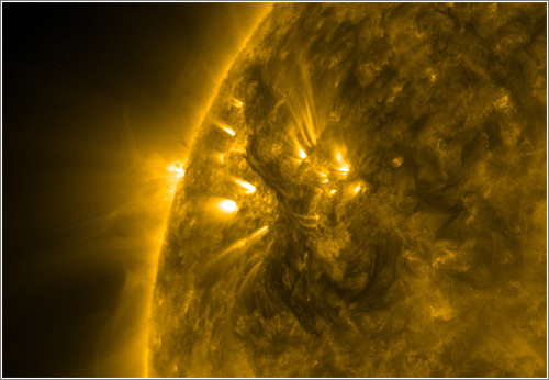 El sol emitiendo una majestuosa nube de gas de 800.000 kilómetros de alto / Foto: NASA Goddard Space Flight Center