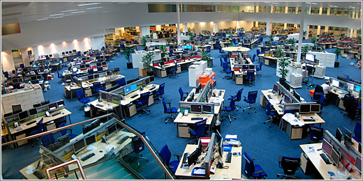 Newsroom del Daily Telegraph (CC) David Sim @ Flickr