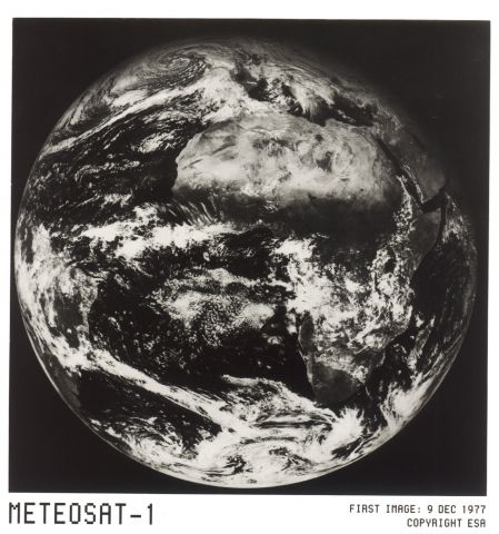 Primera Imagen del Meteosat, 1977