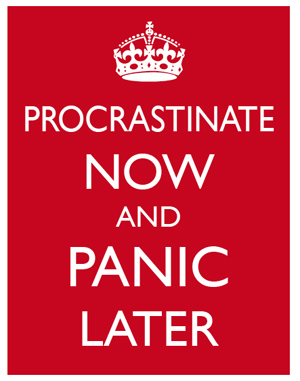 Procrastinate Now