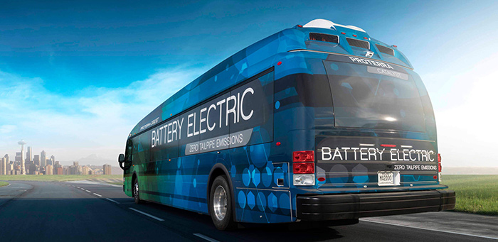 Proterra electric bus 1800 km record