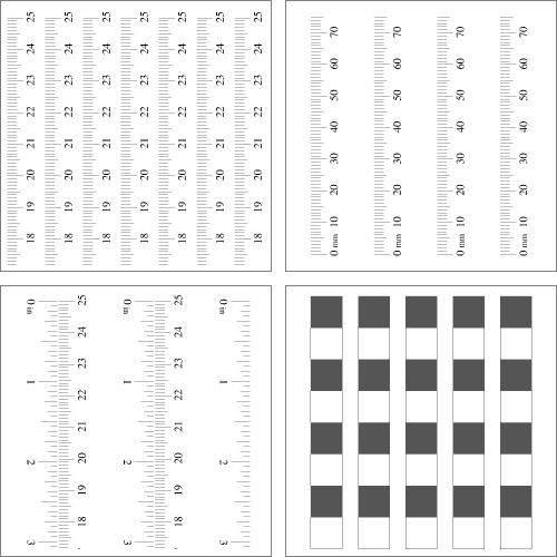 antes de bruja viudo Reglas imprimibles en papel, en cómodos PDFs