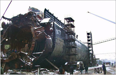 Restos del Submarino Kursk