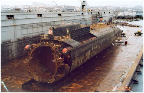 Restos del Submarino Kursk