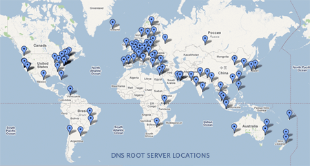 Root Servers en el Mundo