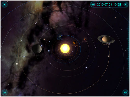 Solar Walk: un paseo por el sistema solar en el iPad