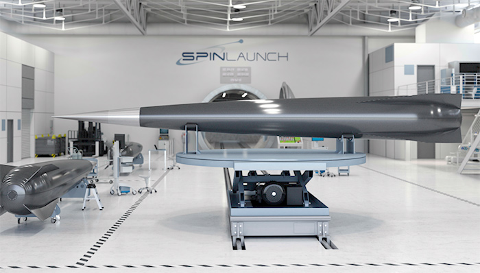 Spinlaunch catapult