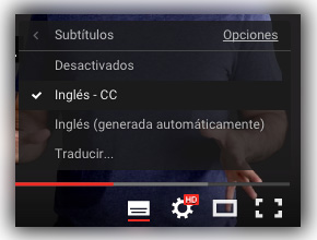 Subtítulos en YouTube