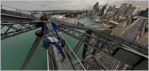 Sydney Bridge Panorama, © Peter Murphy