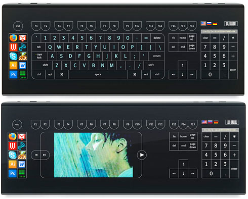 Teclado Optimus Tactus Keyboard