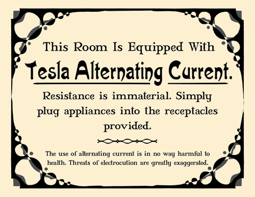 Tesla Alternating Current