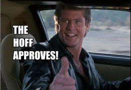 The hoff approves