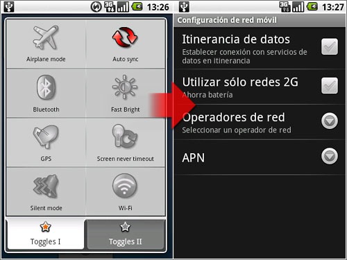 App Toggle Settings para Android