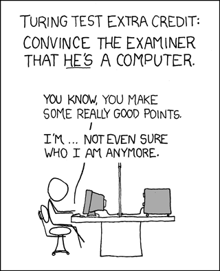 Test de Turing por XKCD