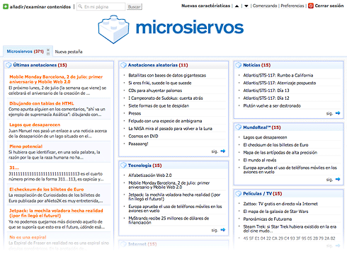 Universo Microsiervos Netvibes