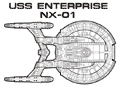 USS Saracosta, planos de Star Trek
