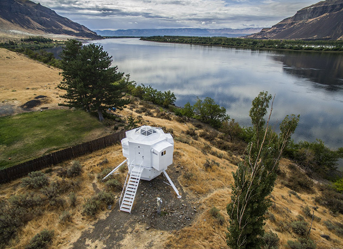 Vivienda modulo lunar hughhes