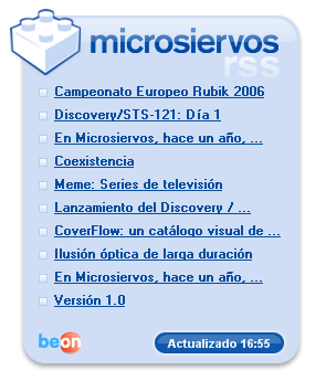Widget Microsiervos RSS