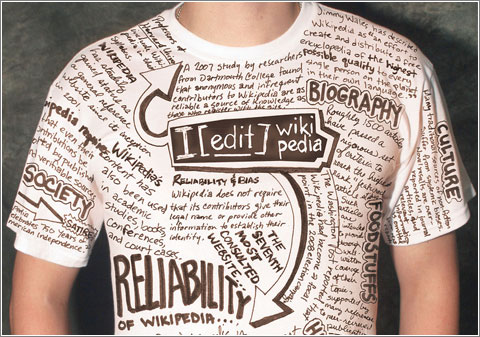 Wikipedia T-Shirt (CC) Mike E. Perez