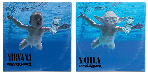 Portadas de discos recreadas con personajes de Star Wars