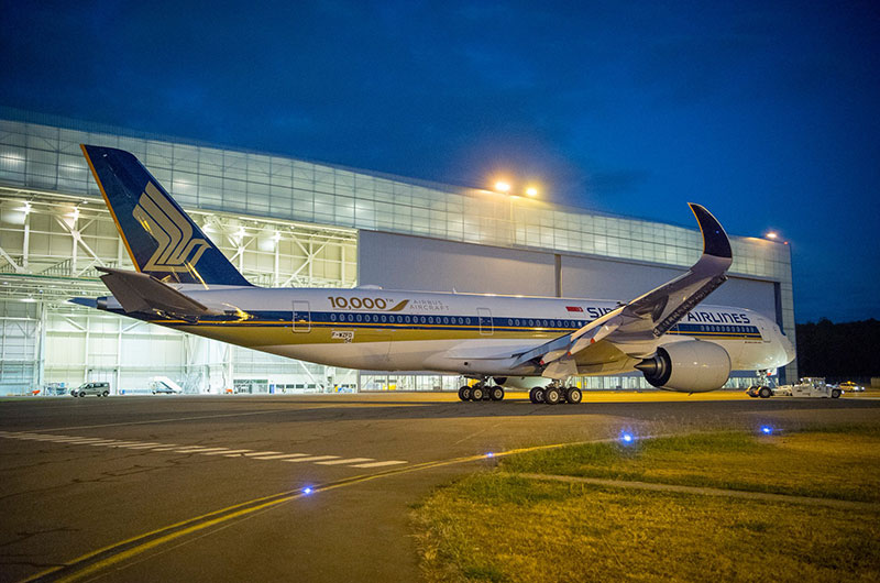 Cuartos traseros del nuevo avión