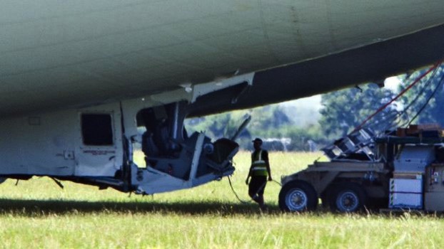 Daños en la cabina del Airlander 10