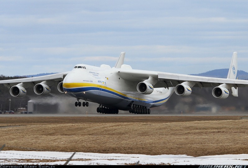 El Antonov An-225 en Bangor