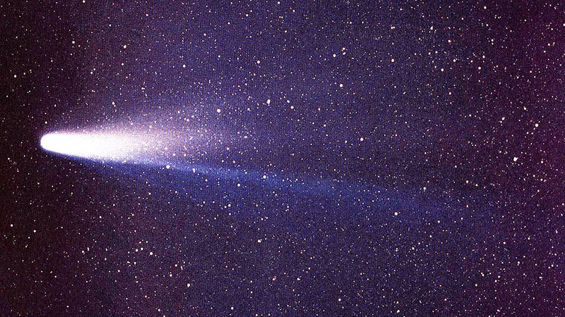 El cometa Halley en 1986