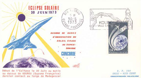 Postal y sello conmemorativos del vuelo