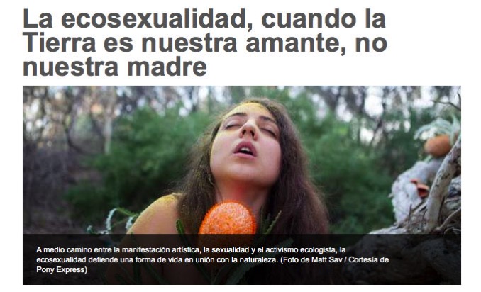 Ecosexualidad… WTF?