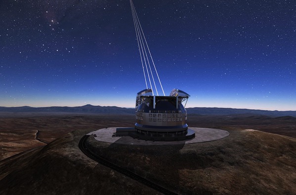 El Extremely Large Telescope en acción