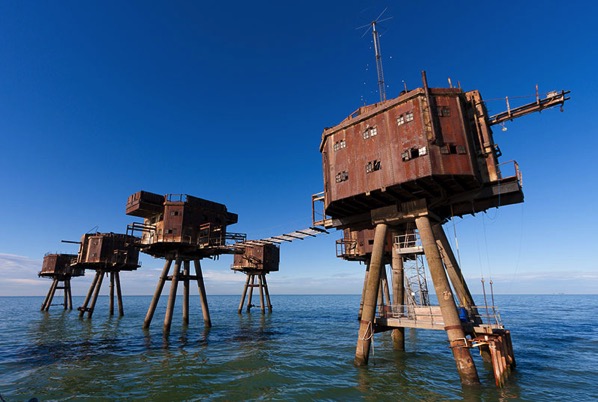 Fuerte Maunsell del ejército en Red Sands