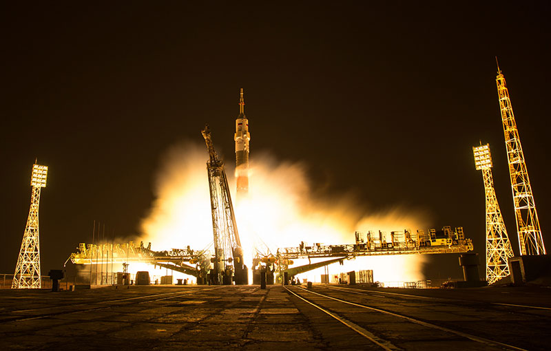 Lanzamiento de la Soyuz MS-03