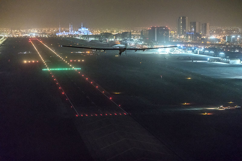 Aterrizaje final en Abu Dhabi