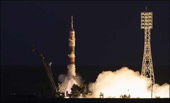 Despegue de la Soyuz MS-05